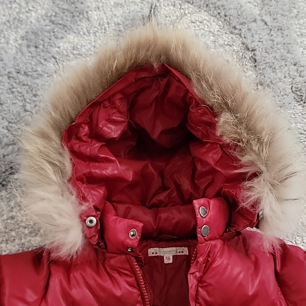 Bonpoint down puffer coat - Picture 2 of 7
